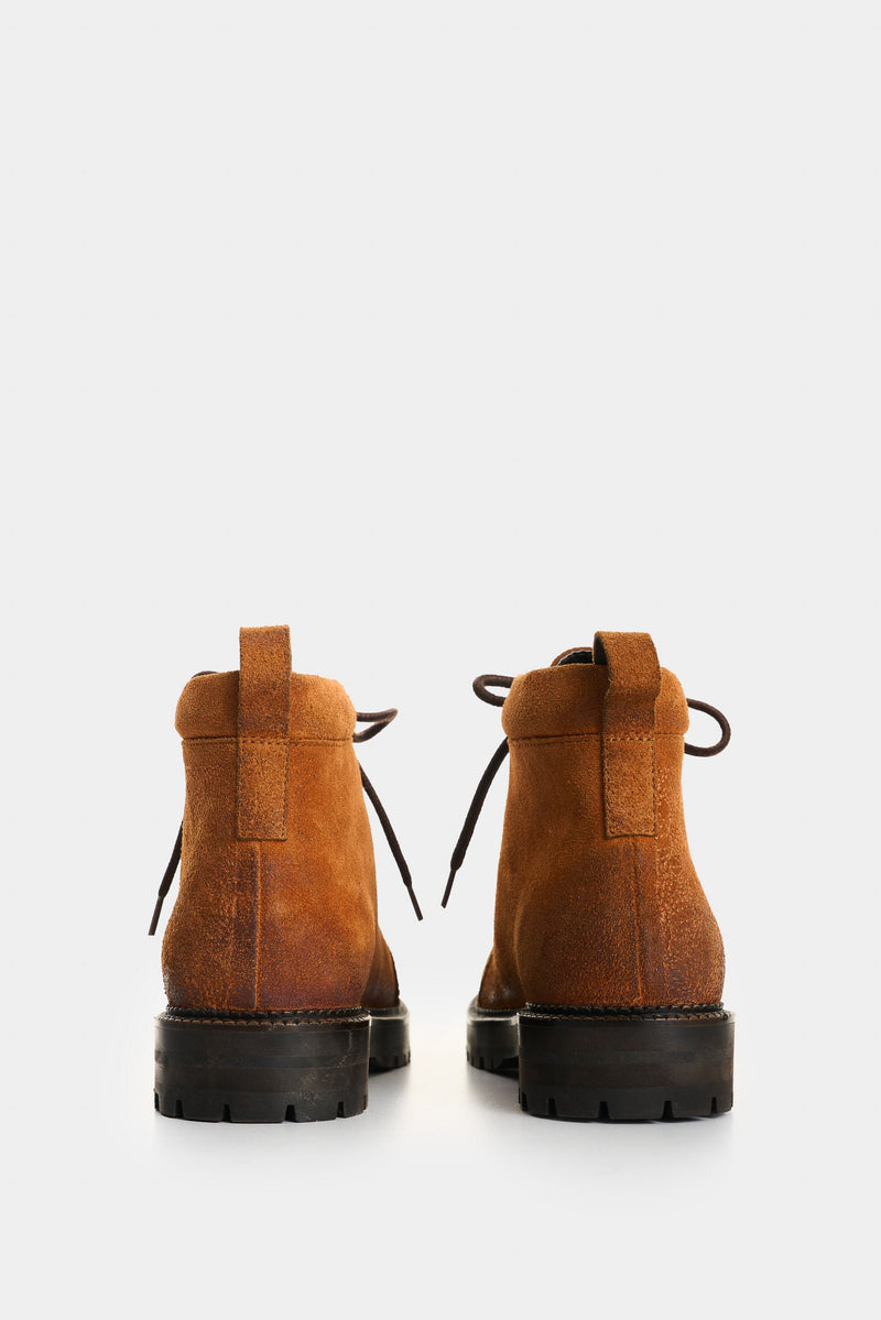 Women's Nacar Embroidered Suede Hiking Boots