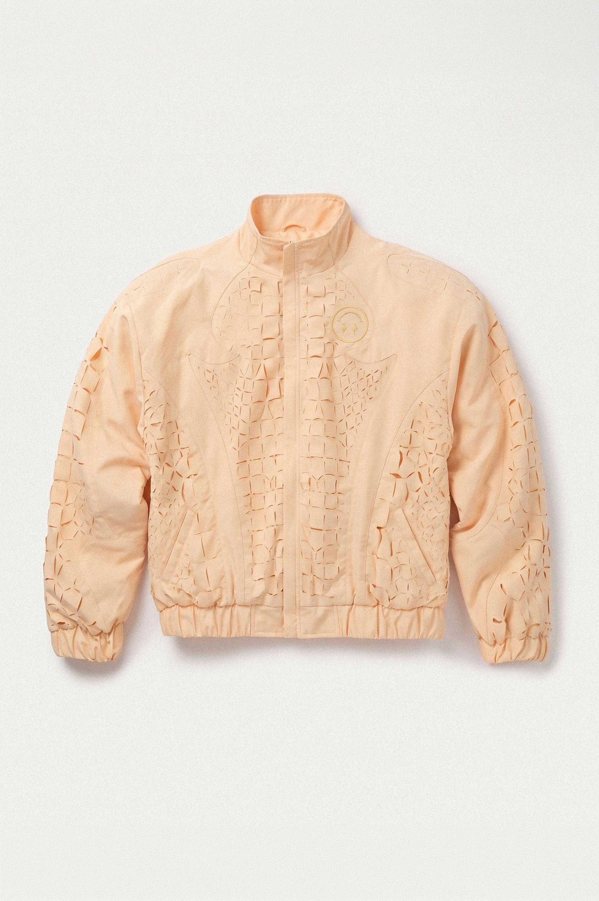 J Balvin Shop | J BALVIN CROC LASER CUT TRACK JACKET YELLOW