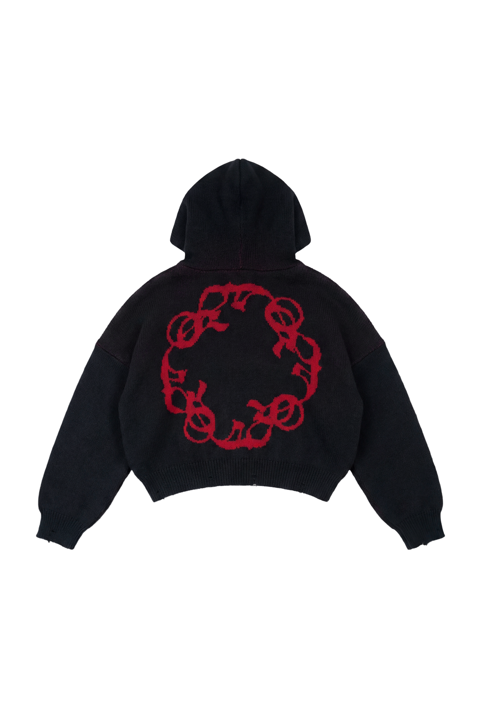 Tシャツ・アパレル JASPER with mellow ZIP HOODIE / BK SOCKS J Balvin Shop | OMERTA BLACK KNITTED ZIP HOODIE