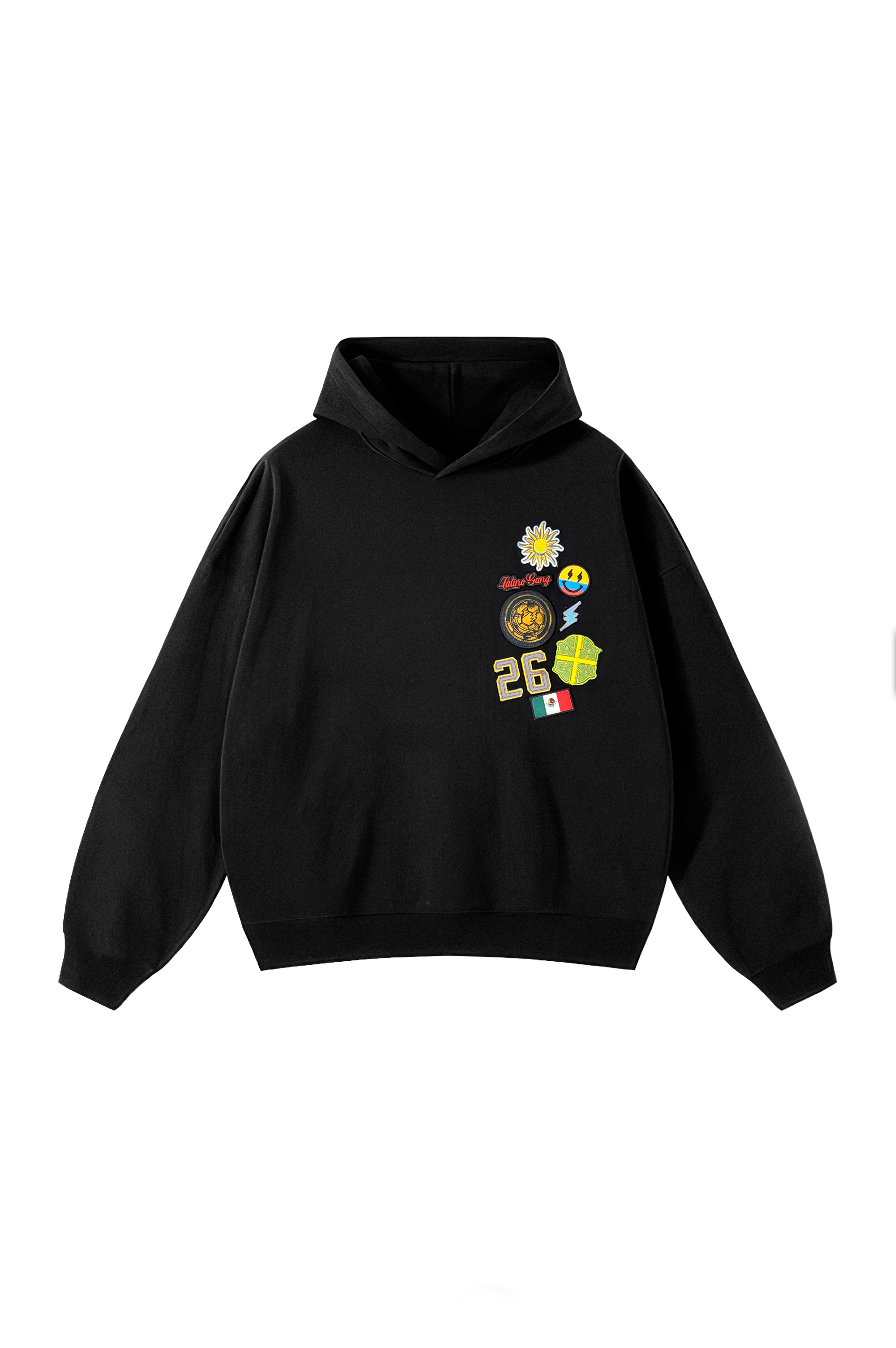 J BALVIN プリントパーカー J Balvin Shop | WORLD CUP BLACK HOODIE