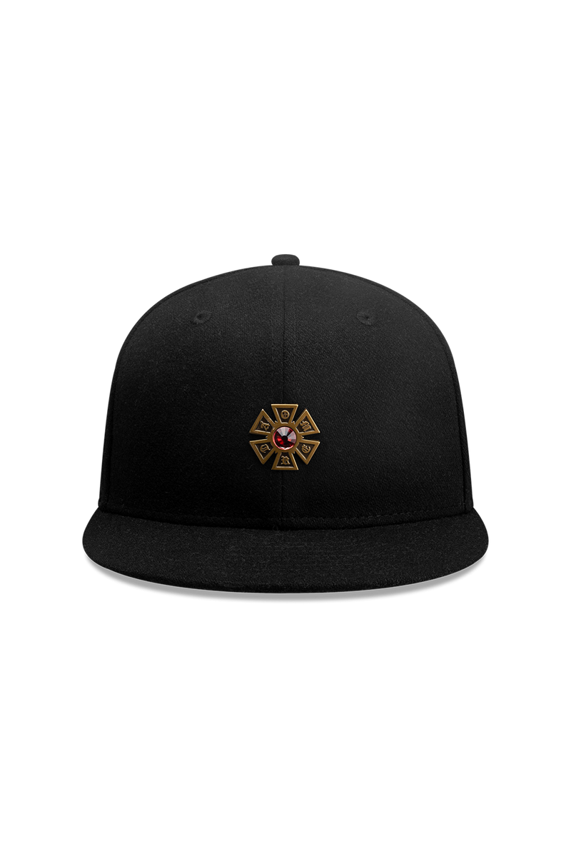 5950 NEW ERA OMERTA PIN BLACK CAP