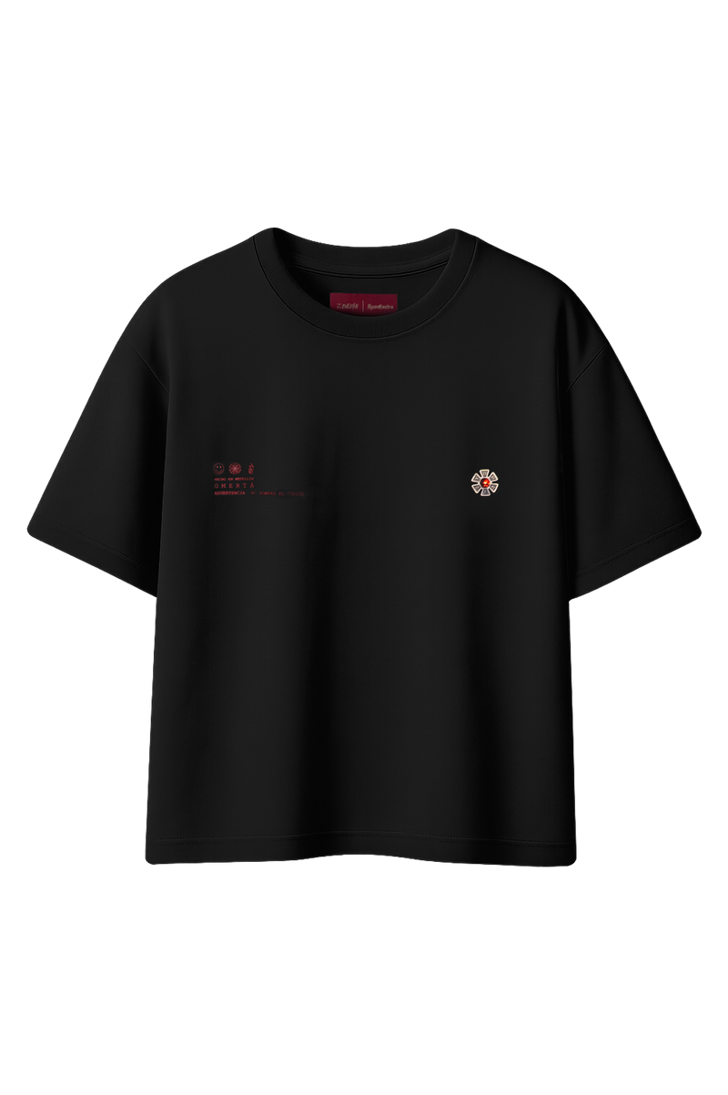 OMERTA PIN T-SHIRT BLACK