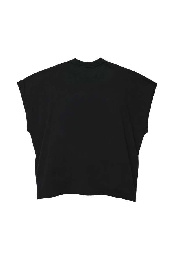 OMERTA SLEEVELESS BOXY TEE