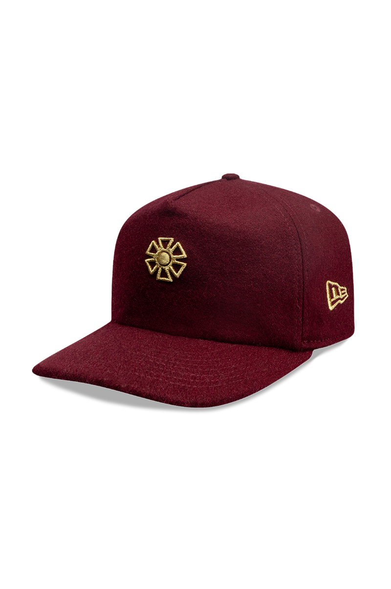 1920 NEW ERA OMERTA EMBROIDERY MAROON CAP