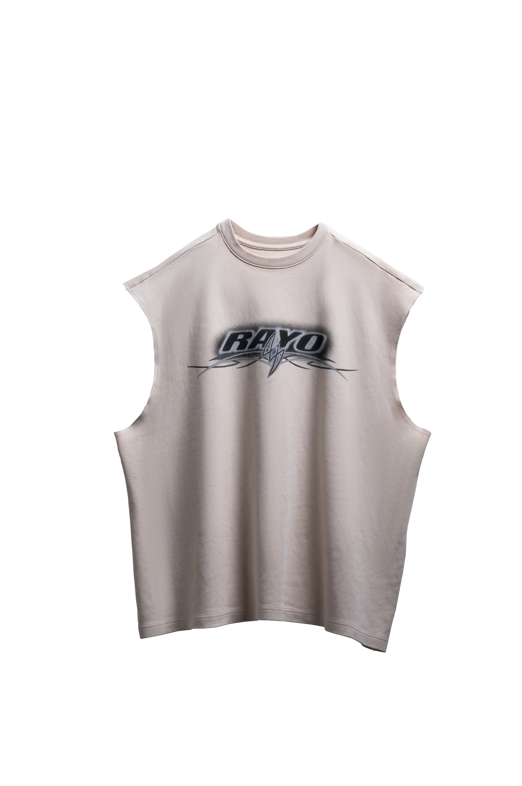 J Balvin Shop | RAYO IVORY SLEEVELESS TEE