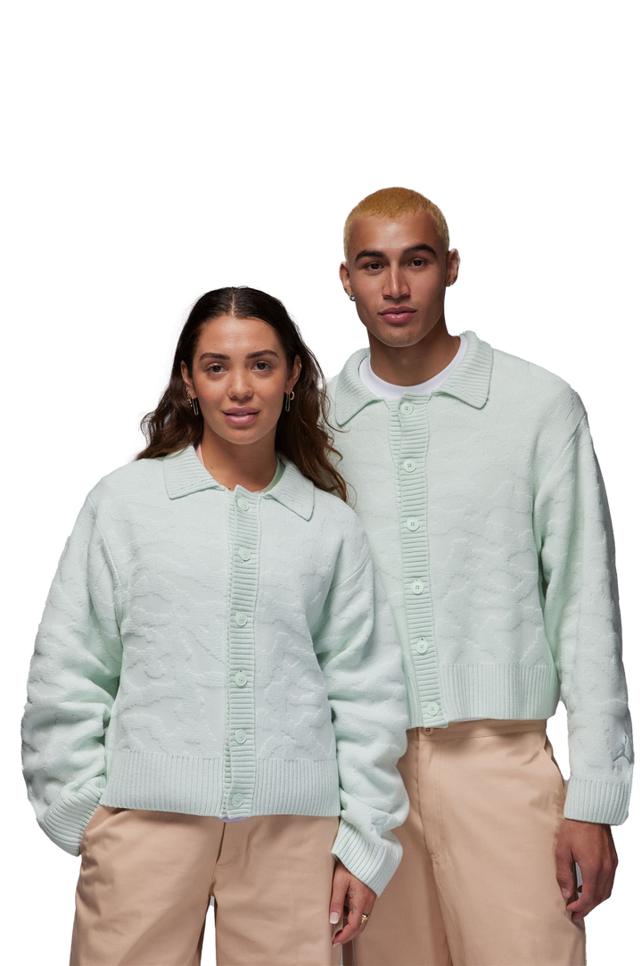 J BALVIN X JORDAN BARELY GREEN SWEATER