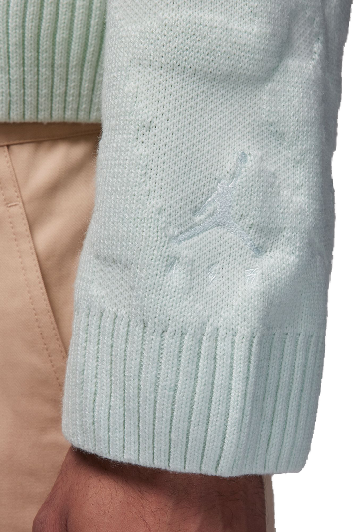 J BALVIN X JORDAN BARELY GREEN SWEATER