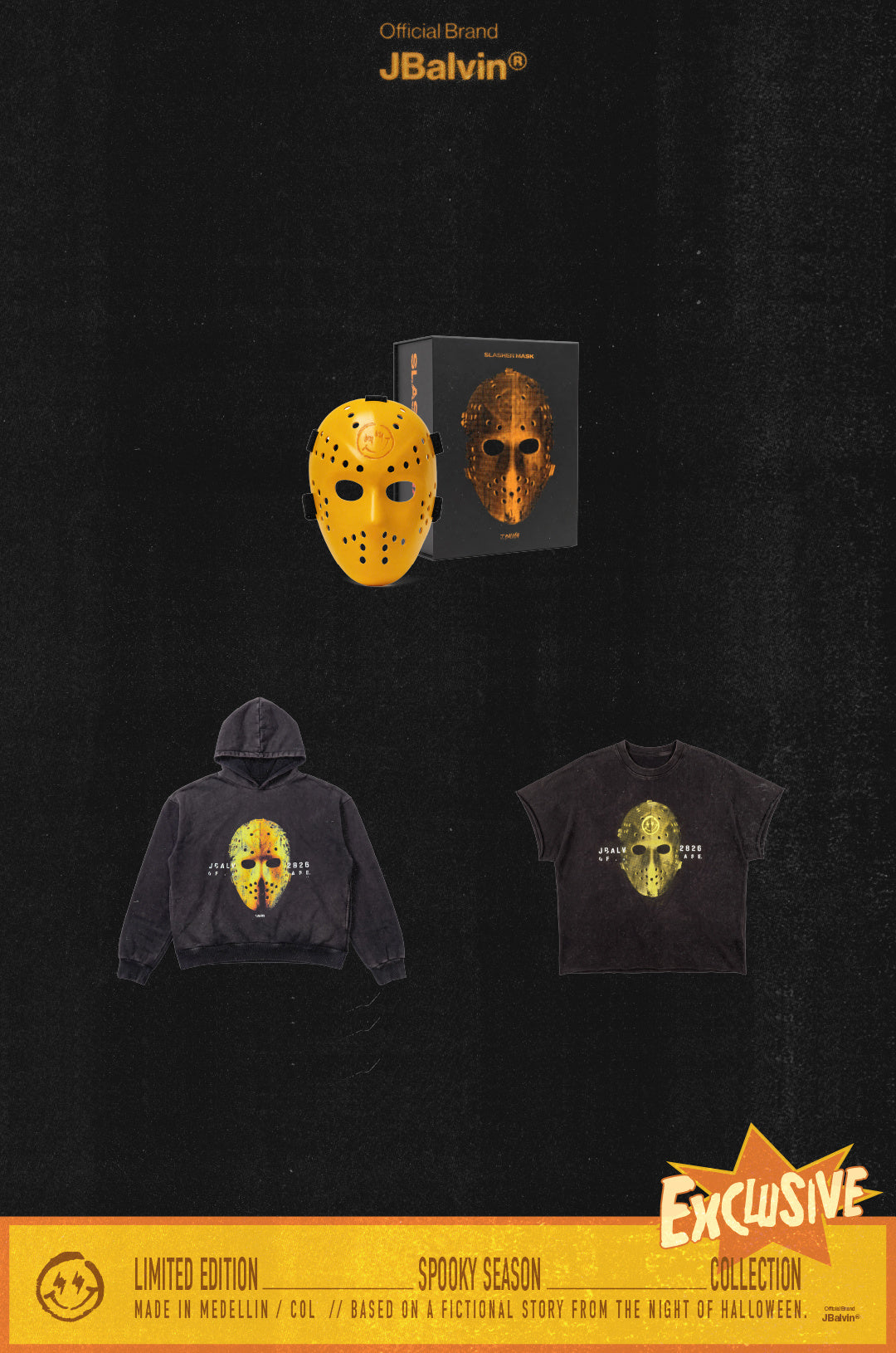 Halloween arrives at J Balvin Shop with a collector’s drop inspired by horror cinema