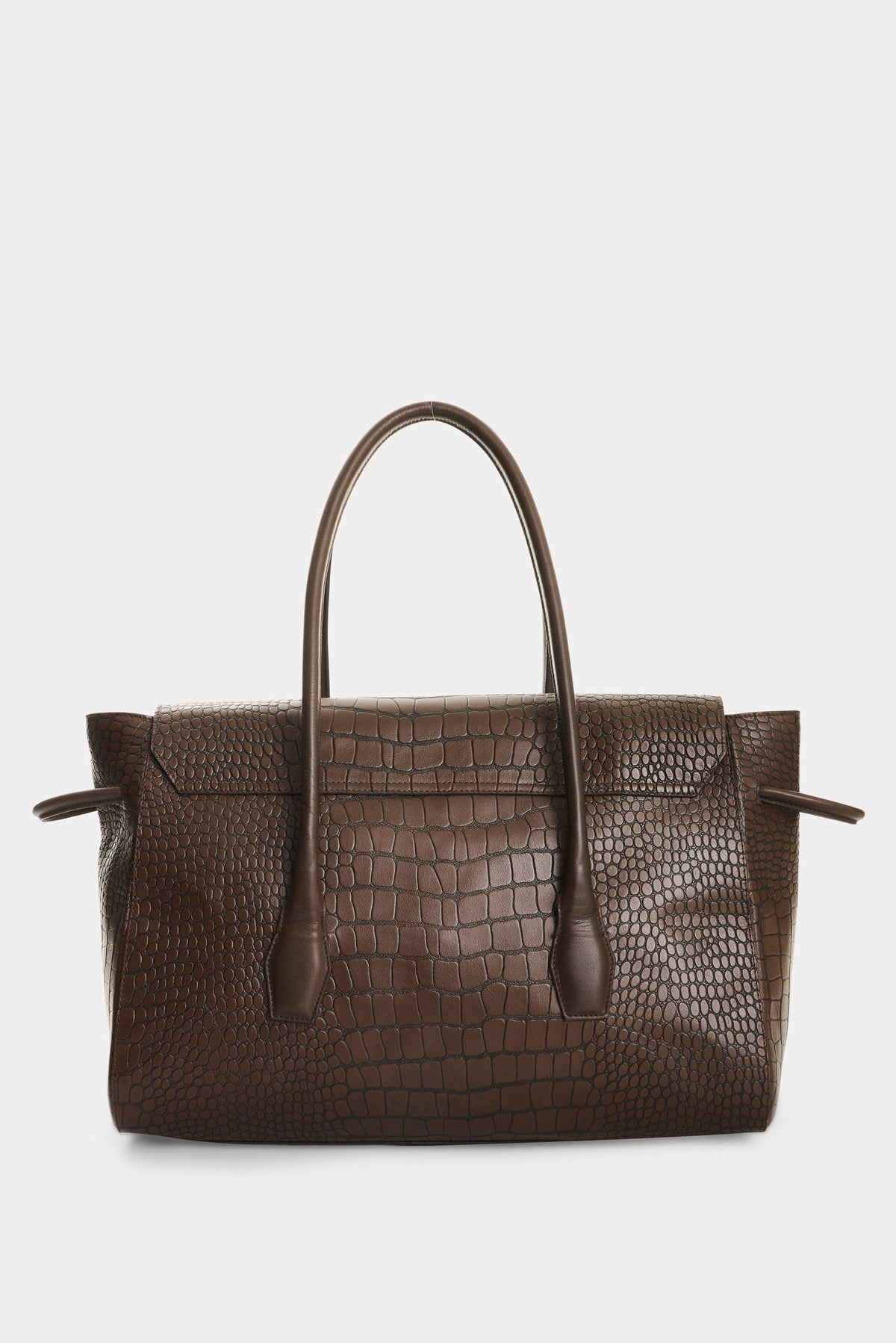 Men's Croco Leather Shopping Bag