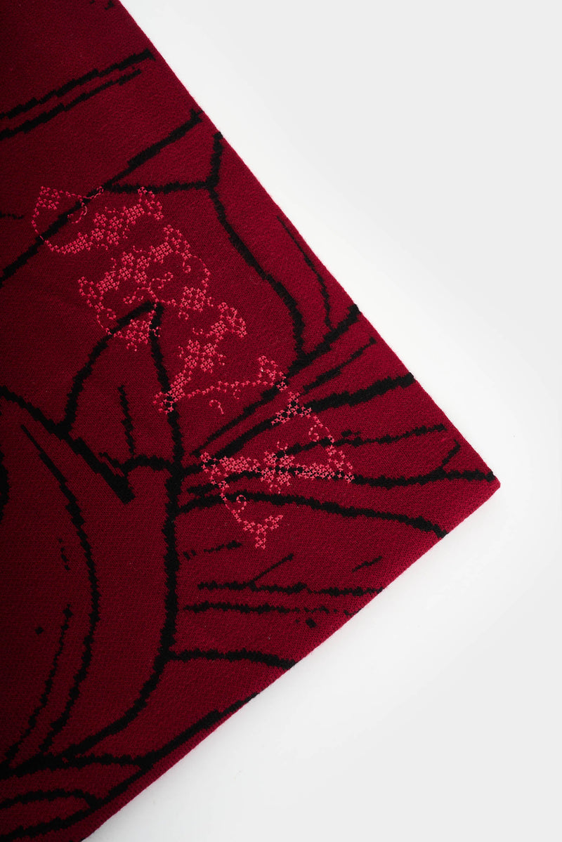 Women's Knit Triangular Scarf