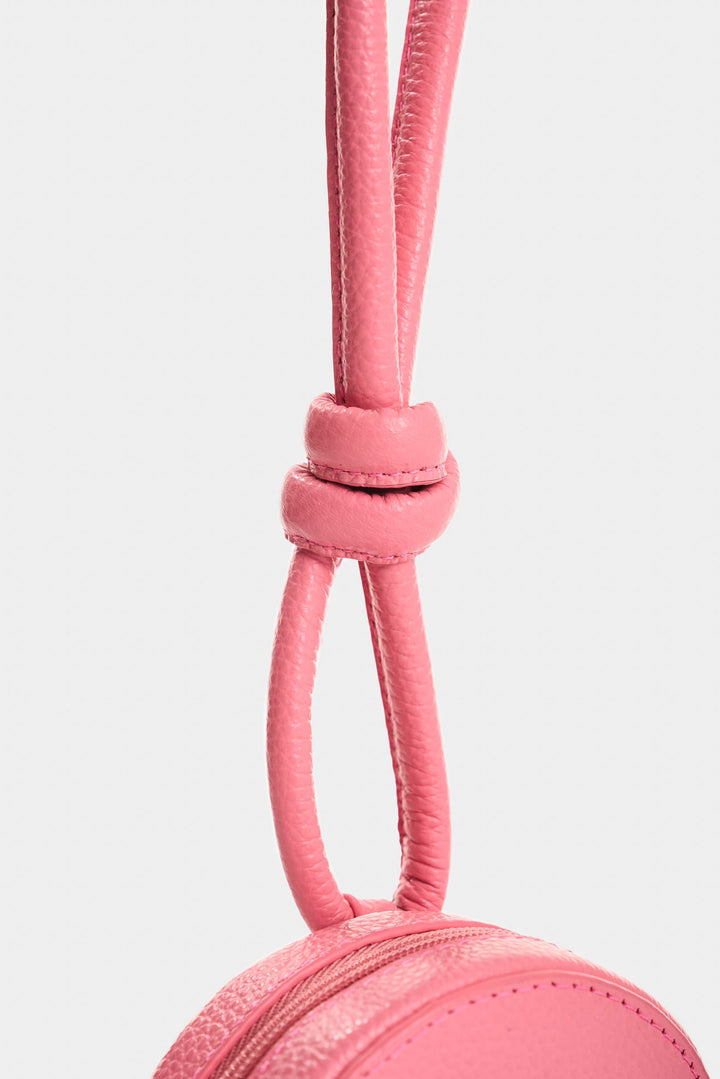 CORAL BABY LEATHER COIN PURSE