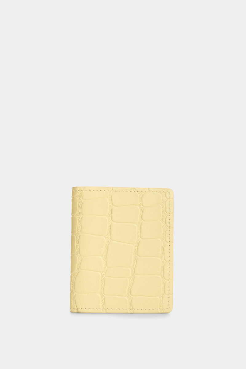 Men's Dino Croco Leather Card Holder