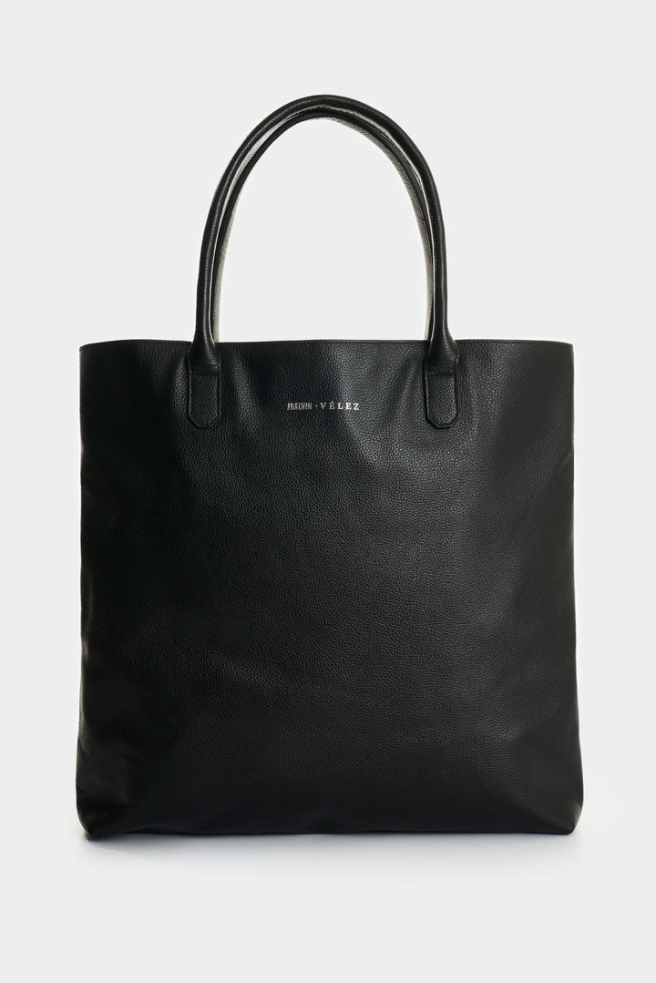 LEATHER FLOWERS TOTE BAG