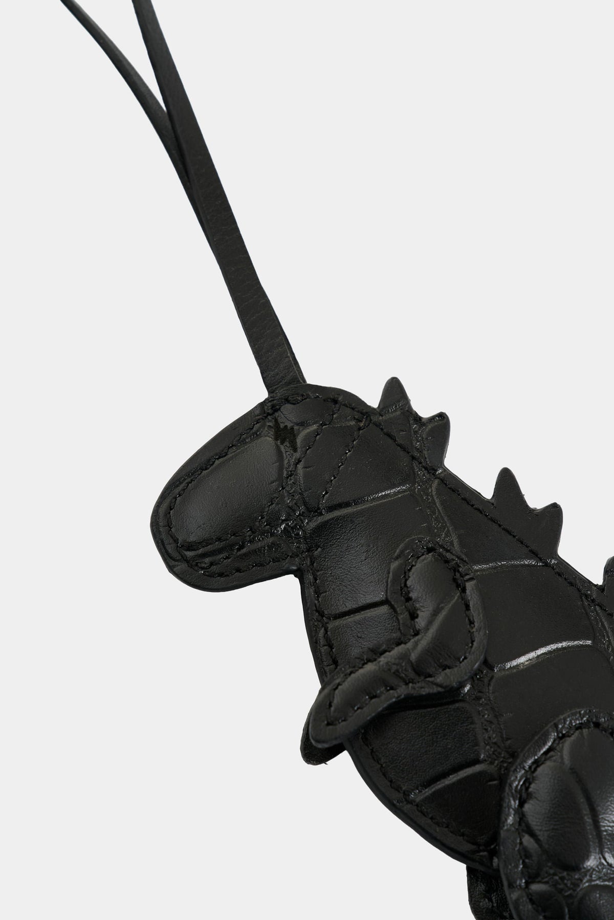Women's Dino Croco Leather Charm