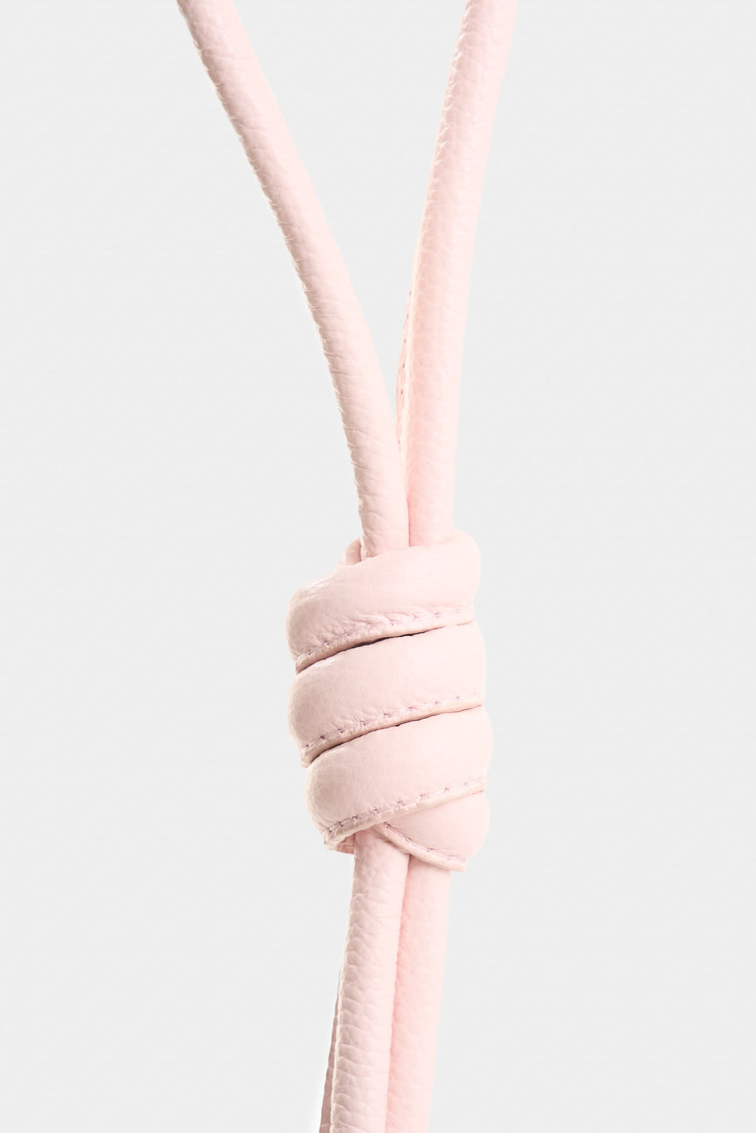 PINK LEATHER FLOWER CHARM