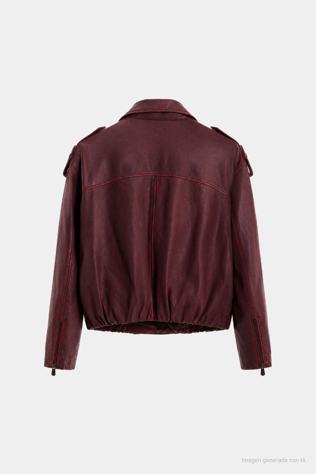 Cayena Boxy Leather Jacket for Women