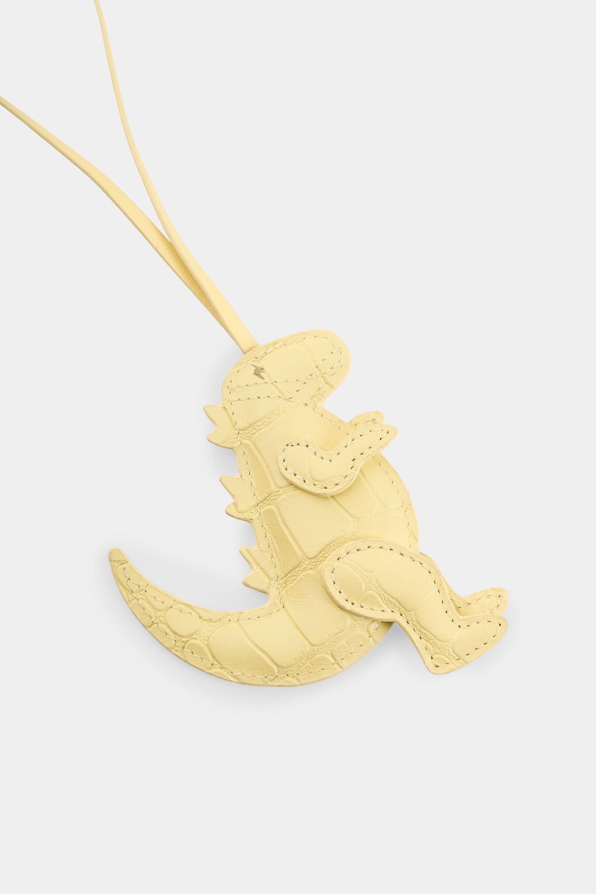 Women's Dino Croco Leather Charm