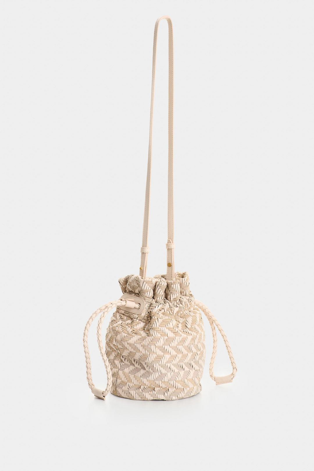 Lyra Woven Leather Crossbody Bag for Women