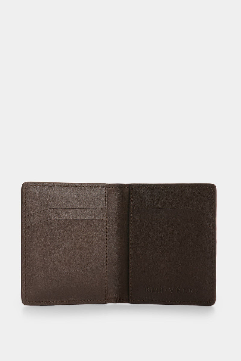 Men's Dino Croco Leather Card Holder