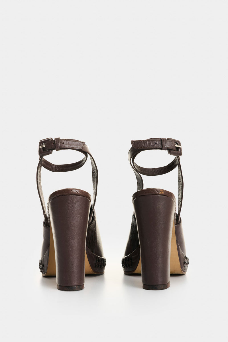 Women's Misak Leather Platform Sandals