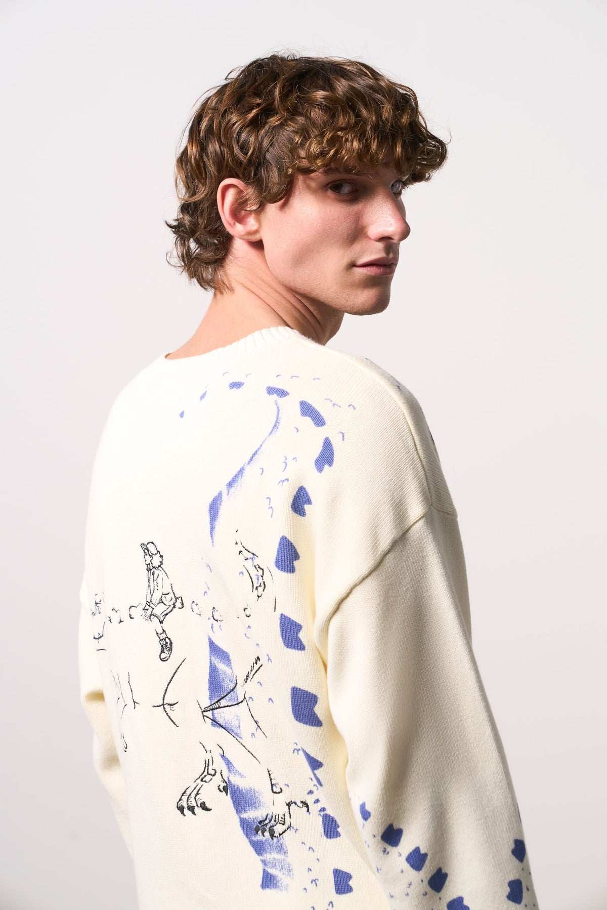 Men's Dino Knit Sweater
