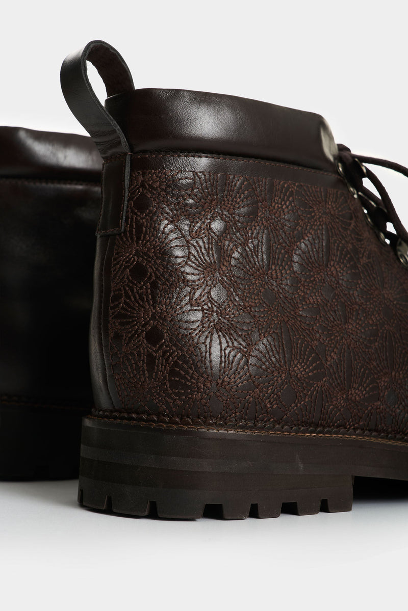 Men's Nacar Leather Hiking Boots