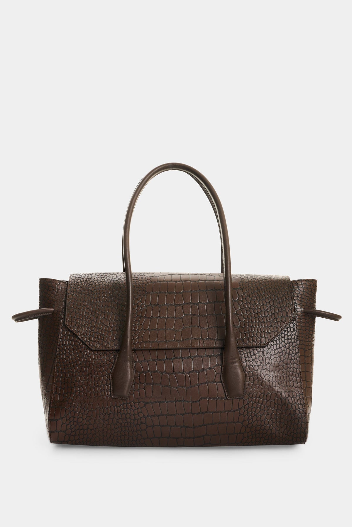 Men's Croco Leather Shopping Bag