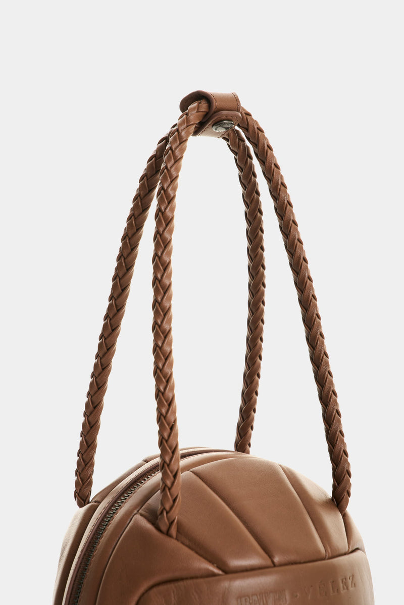 Men's Soccer Ball Leather Crossbody Bag