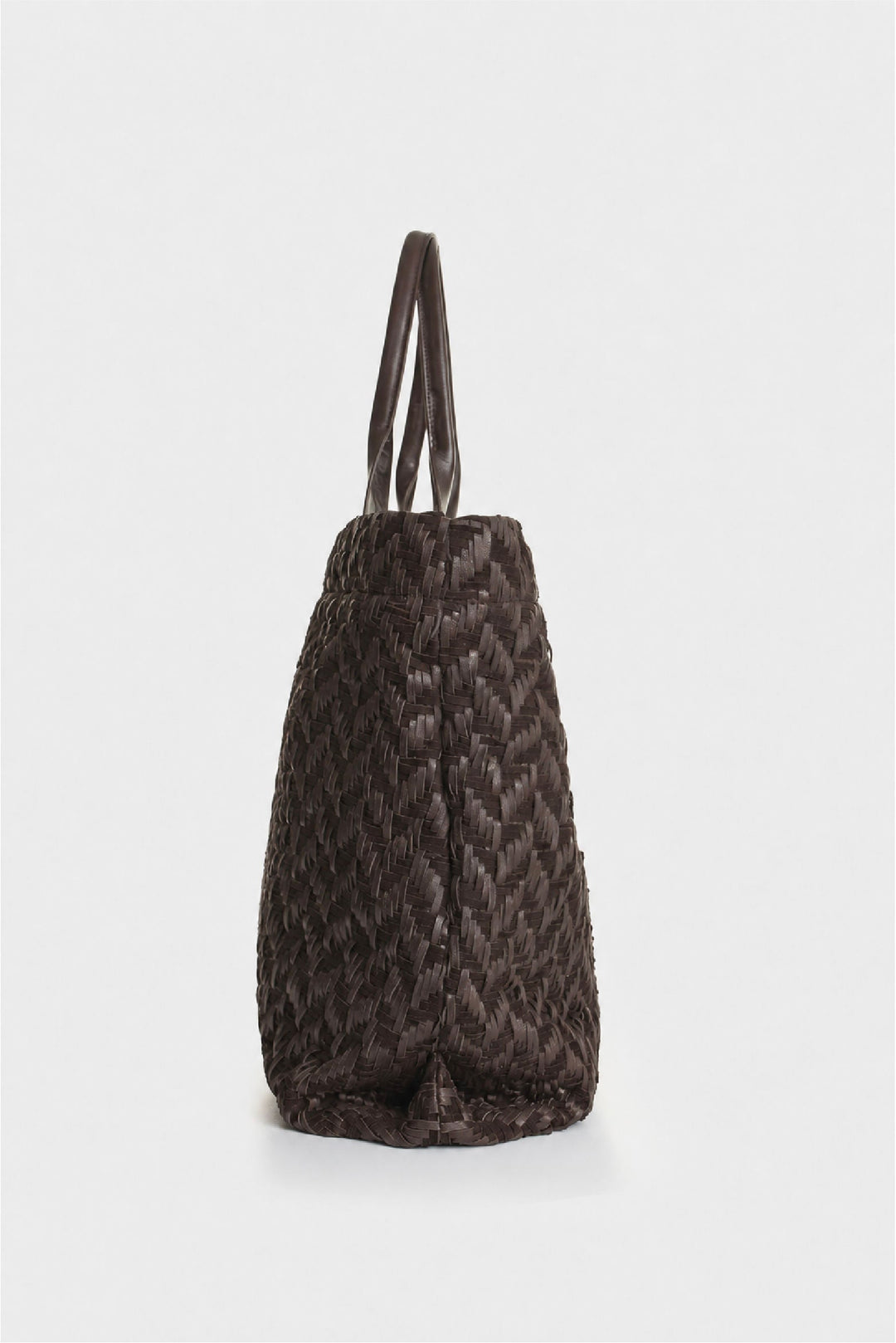 Waving Leather Bowling Bag for Men