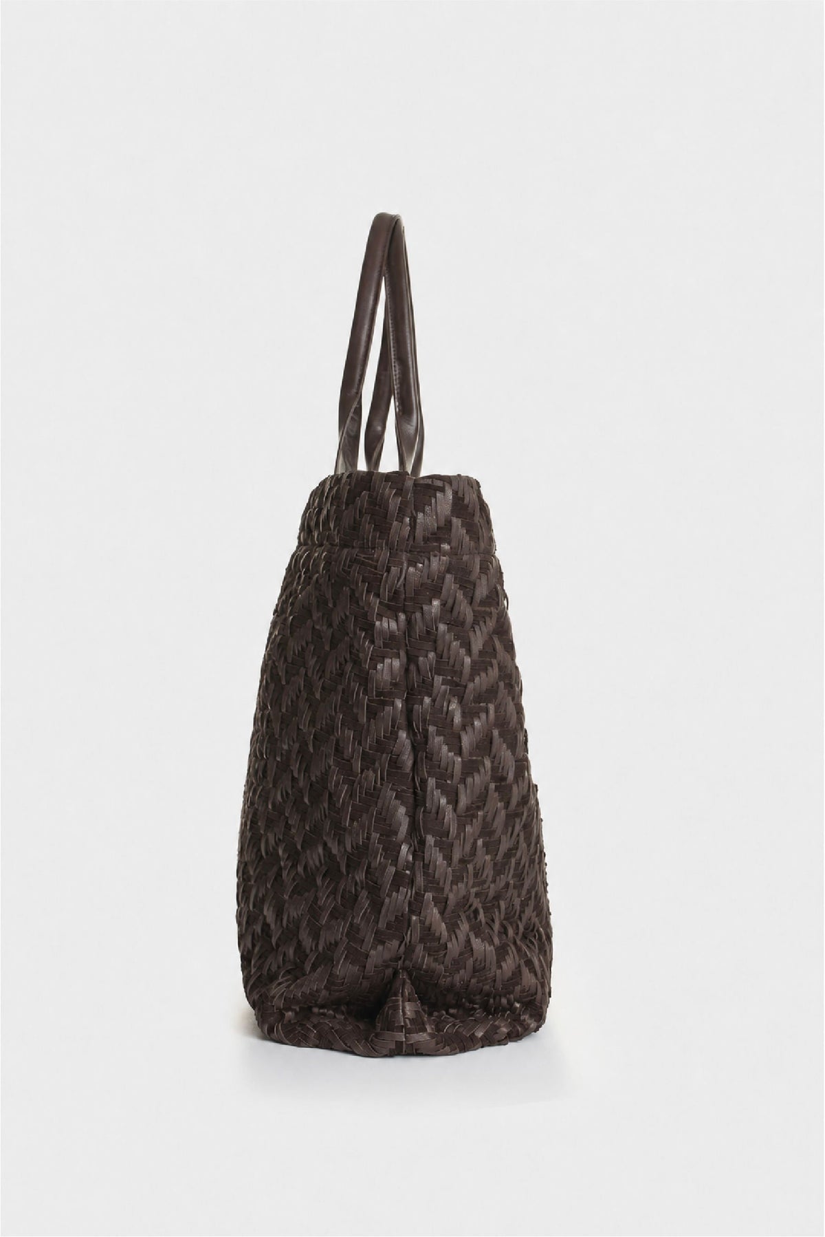 Waving Leather Bowling Bag for Men