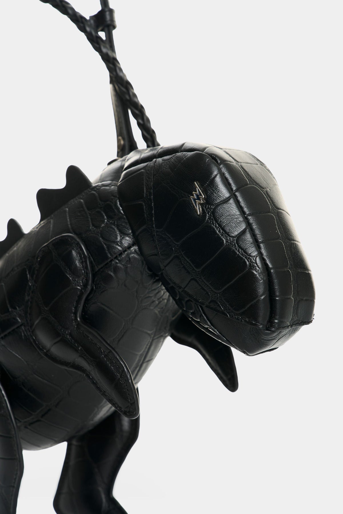 Men's Dino Croco Leather Crossbody Bag
