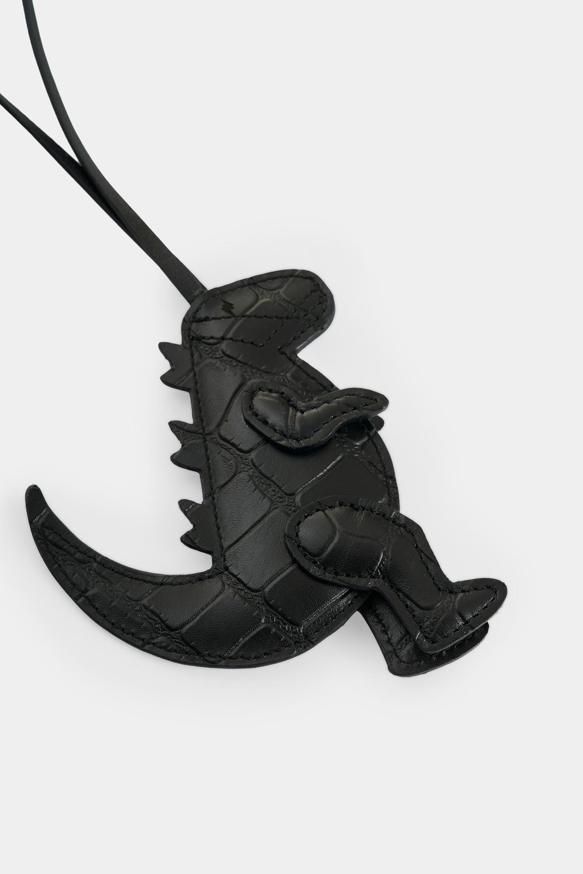 Women's Dino Croco Leather Charm
