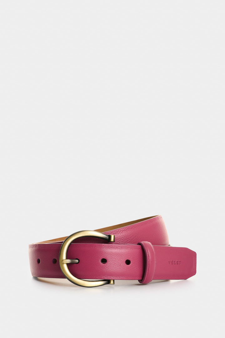 Honey Single-Sided Leather Belt for Women