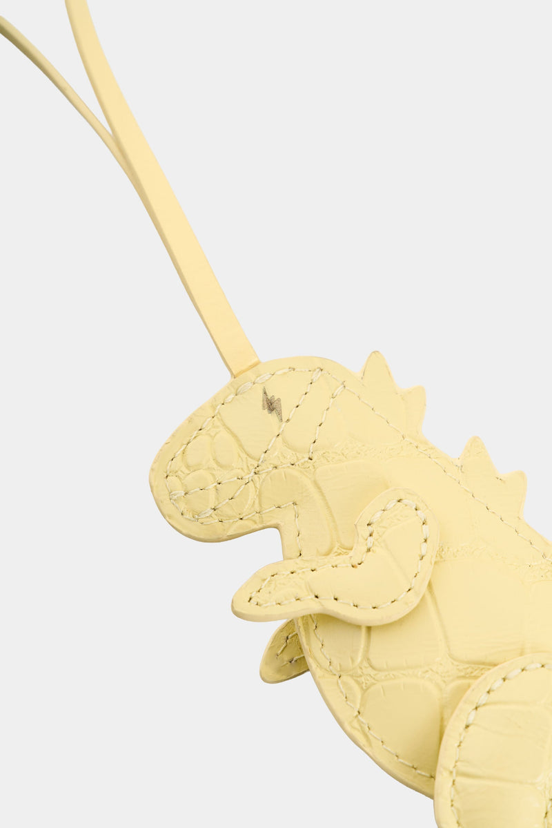 Women's Dino Croco Leather Charm