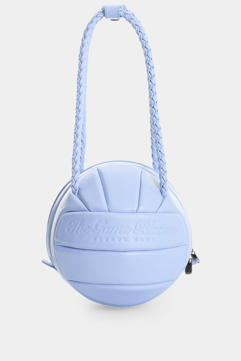 Men's Soccer Ball Leather Crossbody Bag
