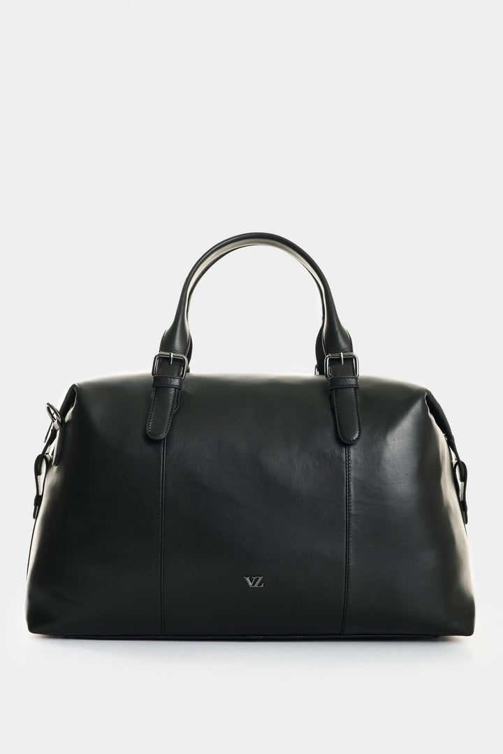 BOWLING FLOWERS IN BLACK LEATHER