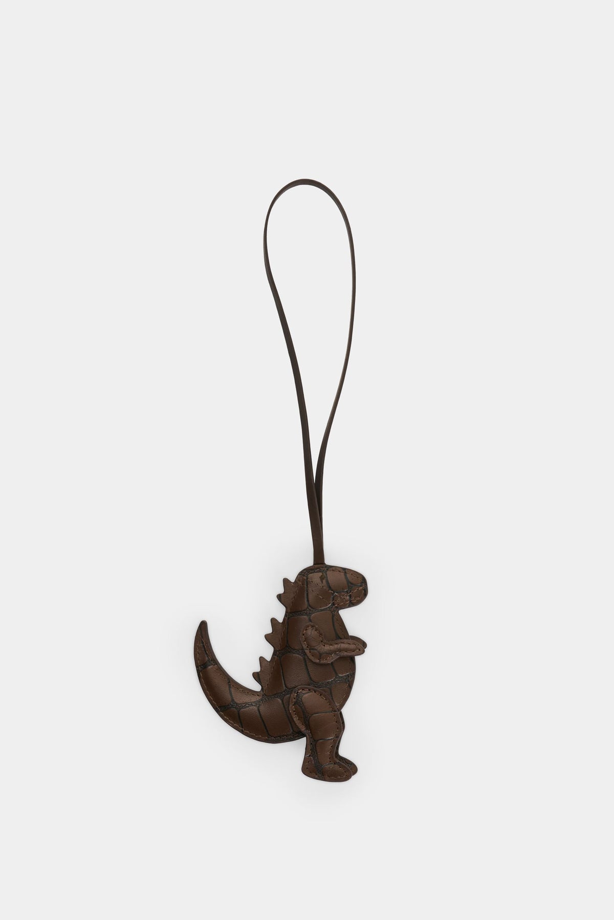 Women's Dino Croco Leather Charm