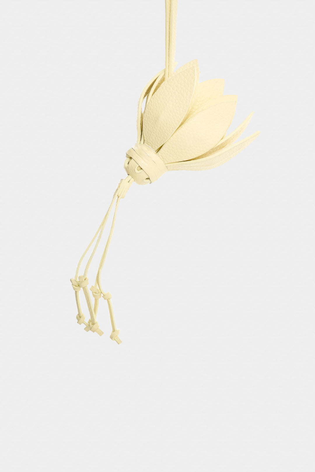 LEATHER FLOWER CHARM