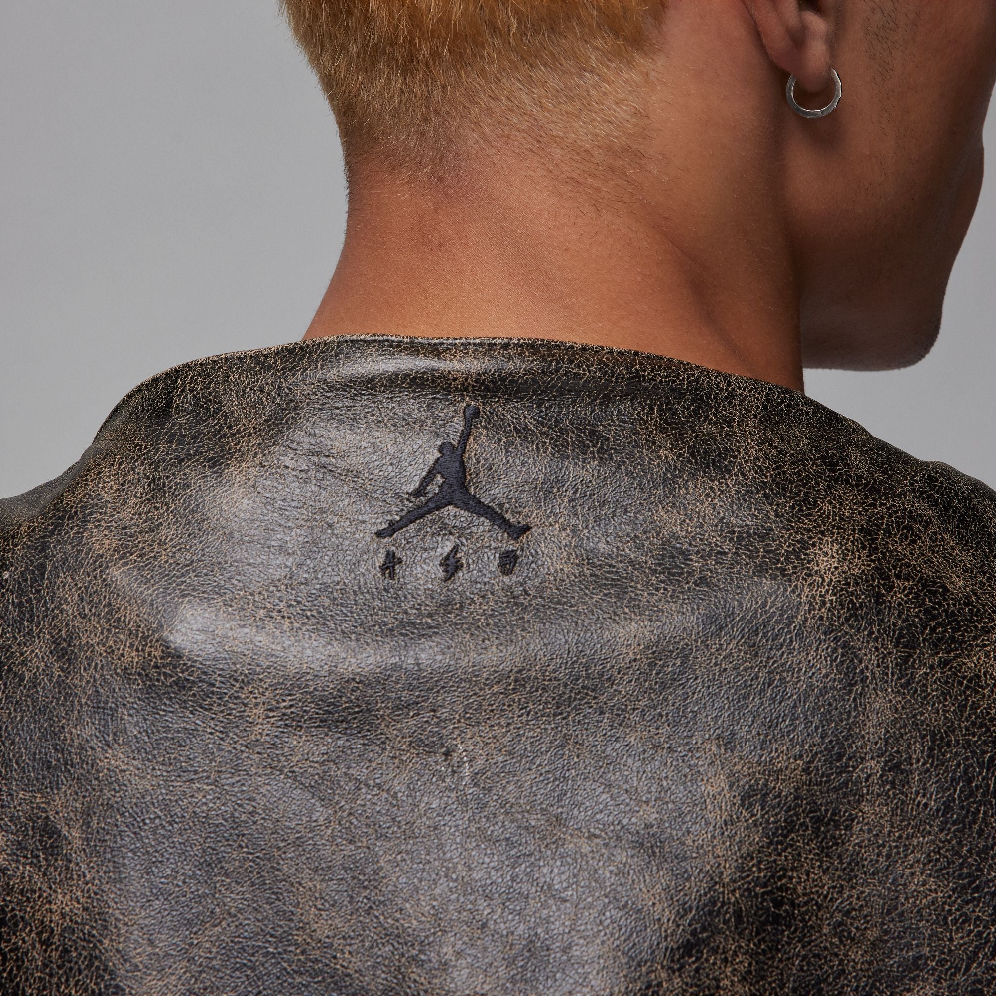 J Balvin Shop | J BALVIN X JORDAN LEATHER VEST