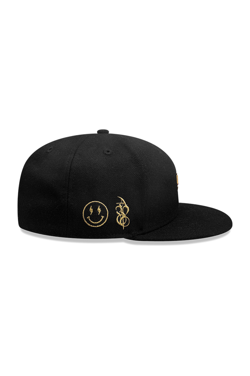 5950 NEW ERA OMERTA PIN BLACK CAP