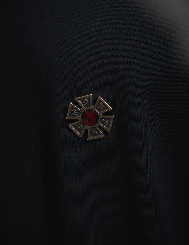 OMERTA PIN T-SHIRT BLACK