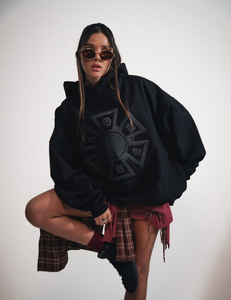 OMERTA BLACK HOODIE