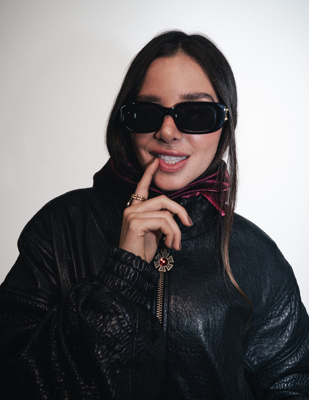 OMERTA BLACK LEATHER JACKET