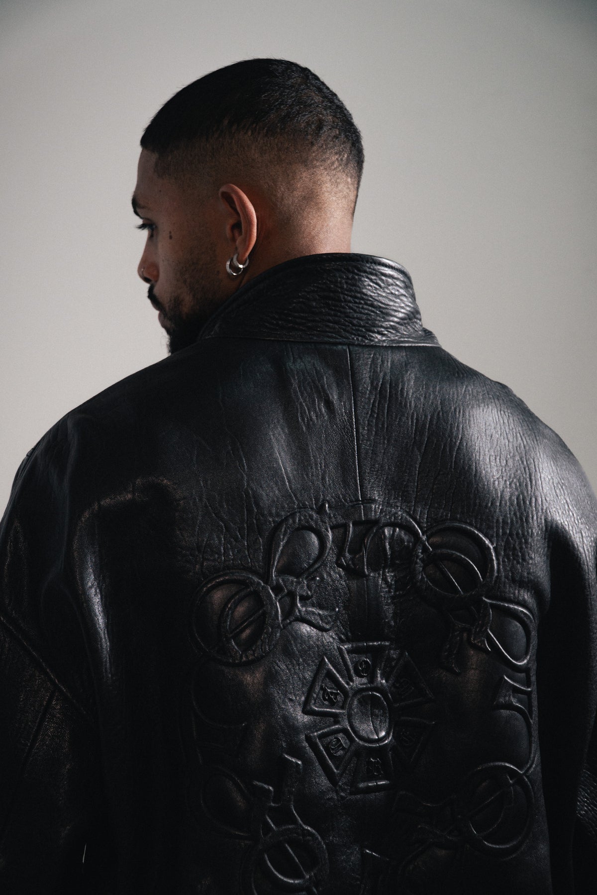 OMERTA BLACK LEATHER JACKET