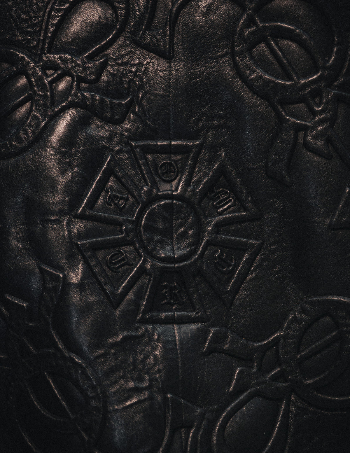 OMERTA BLACK LEATHER JACKET