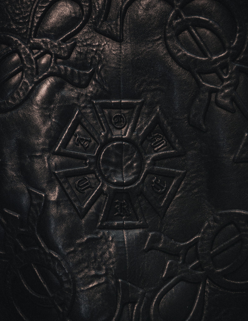 OMERTA BLACK LEATHER JACKET