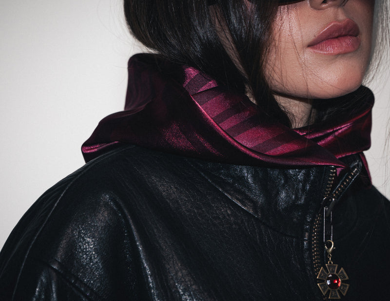 OMERTA BLACK LEATHER JACKET
