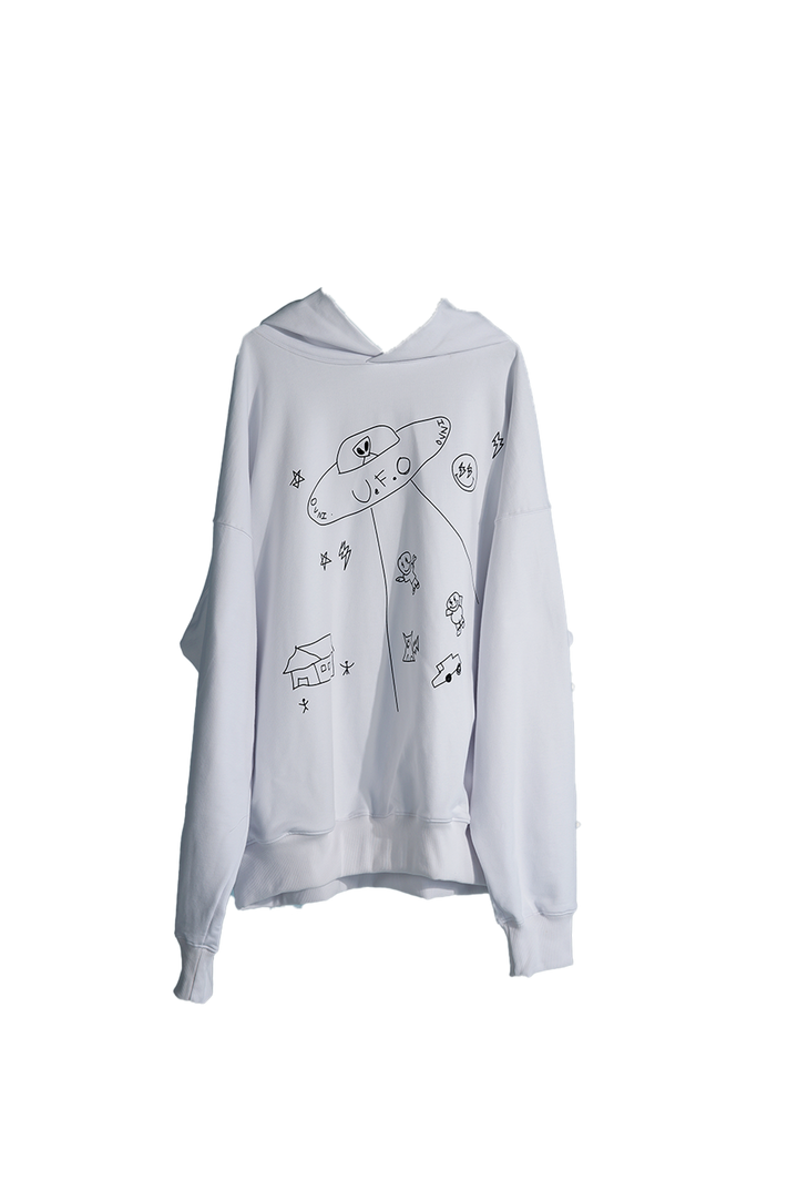 UFO DRAWING HOODIE