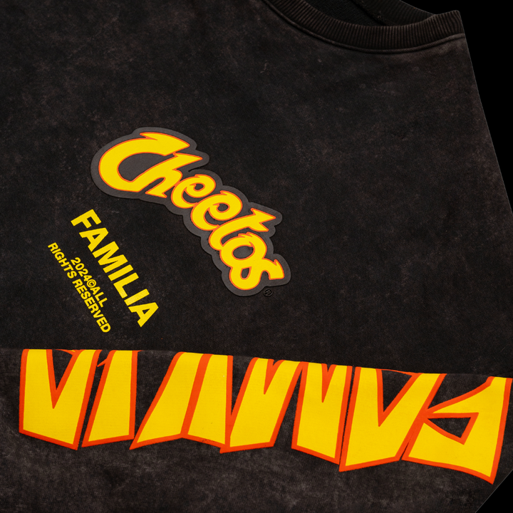 J BALVIN X CHEETOS LA FAMILIA CREWNECK BLACK