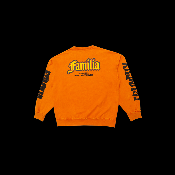 J BALVIN X CHEETOS LA FAMILIA CREWNECK ORANGE